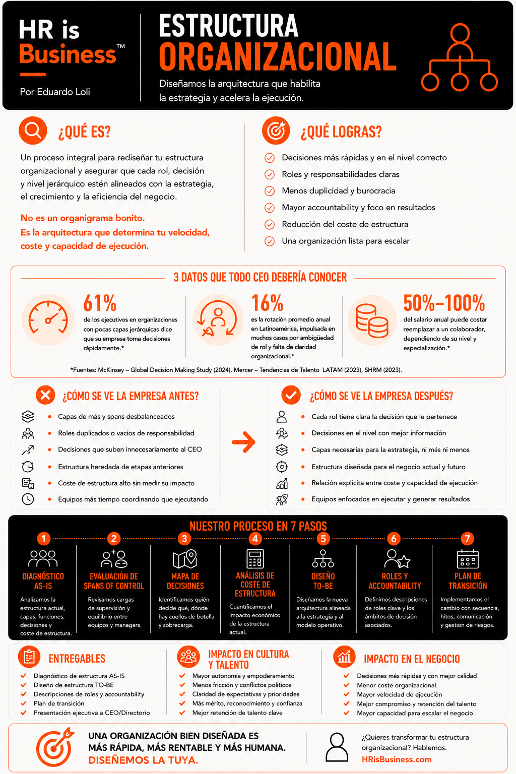 Infografía Estructura Organizacional